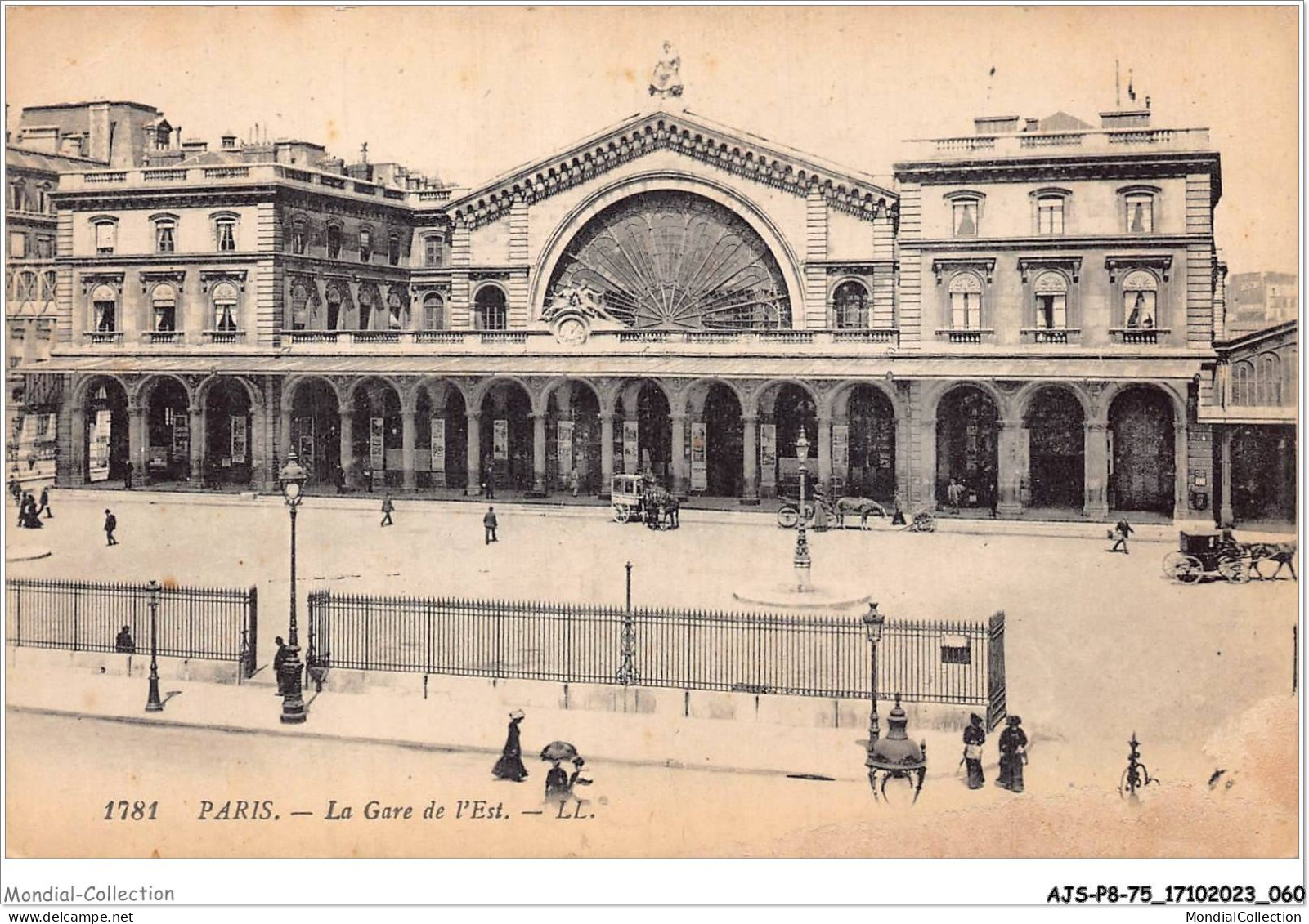 AJSP8-75-0740 - PARIS - La Gare De L'est - Metro, Estaciones