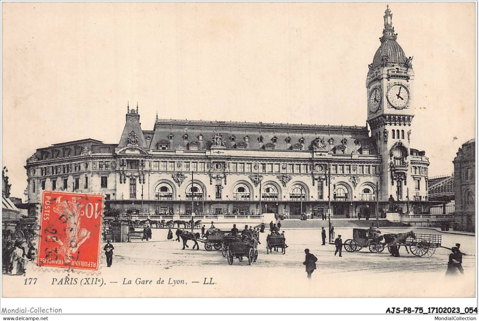AJSP8-75-0737 - PARIS - La Gare De Lyon - Stations, Underground