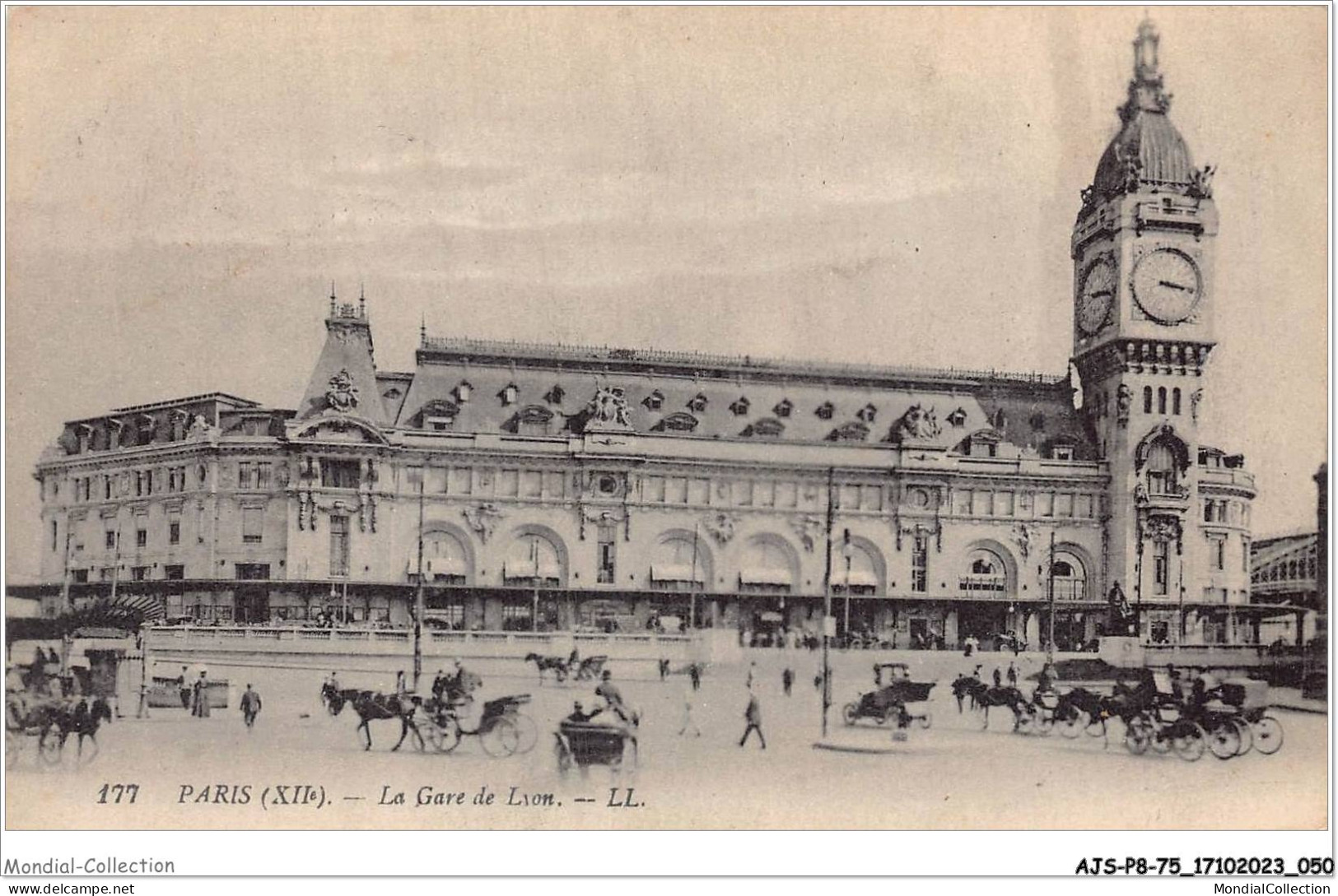 AJSP8-75-0735 - PARIS - La Gare De Lyon - Métro Parisien, Gares