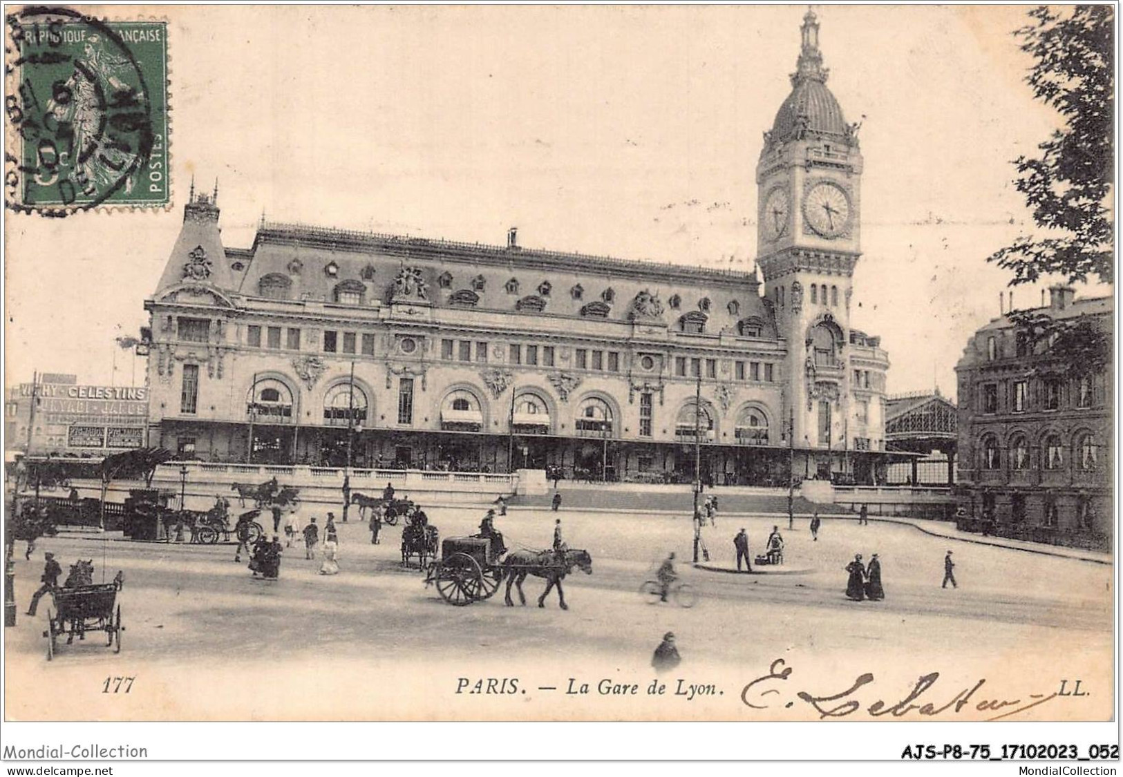AJSP8-75-0736 - PARIS - La Gare De Lyon - Métro Parisien, Gares