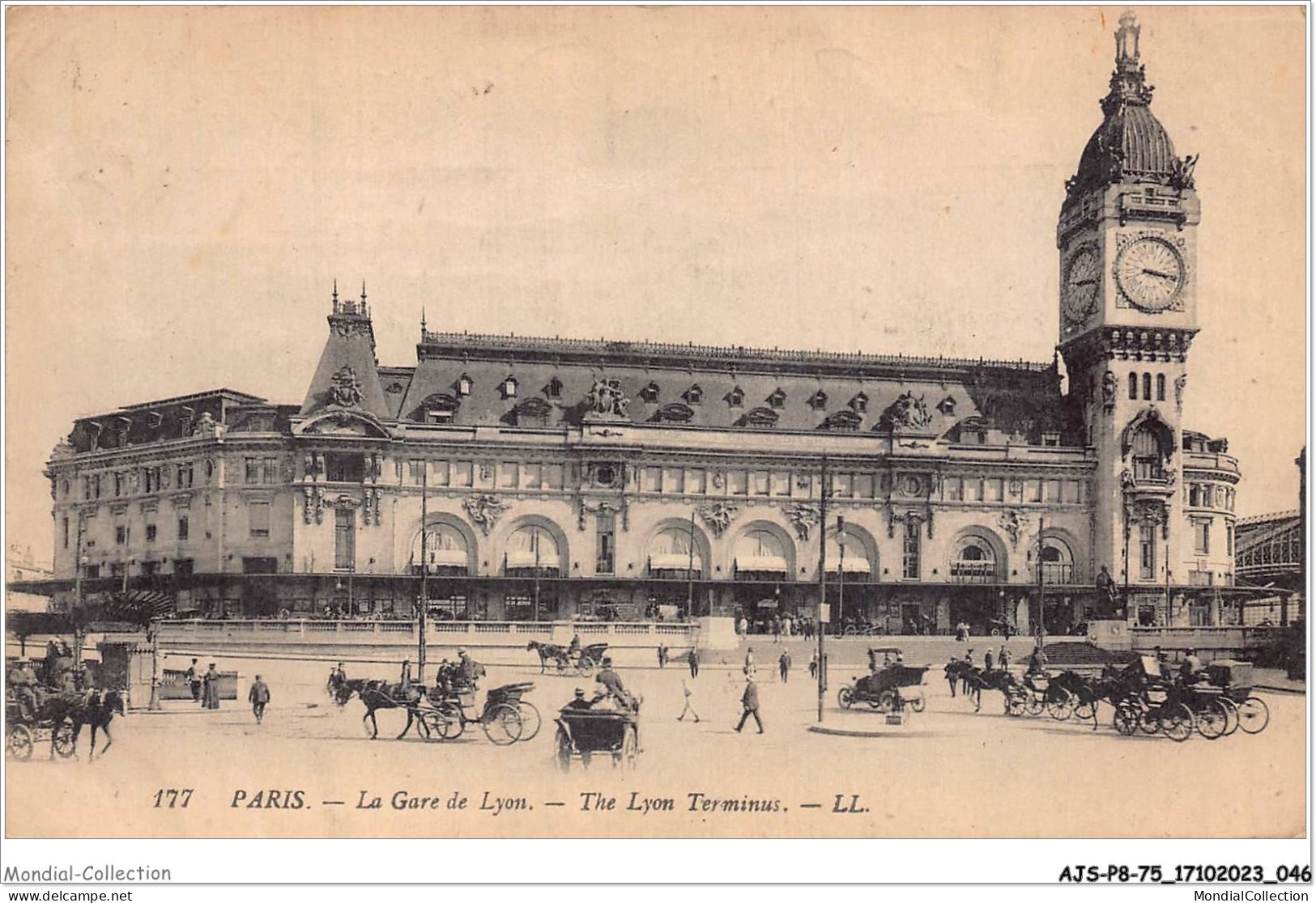 AJSP8-75-0733 - PARIS - La Gare De Lyon - Stations, Underground