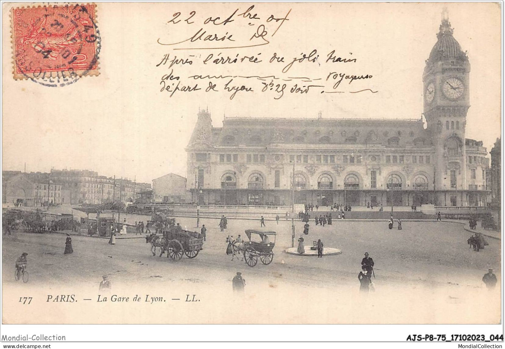 AJSP8-75-0732 - PARIS - La Gare De Lyon - Stations, Underground