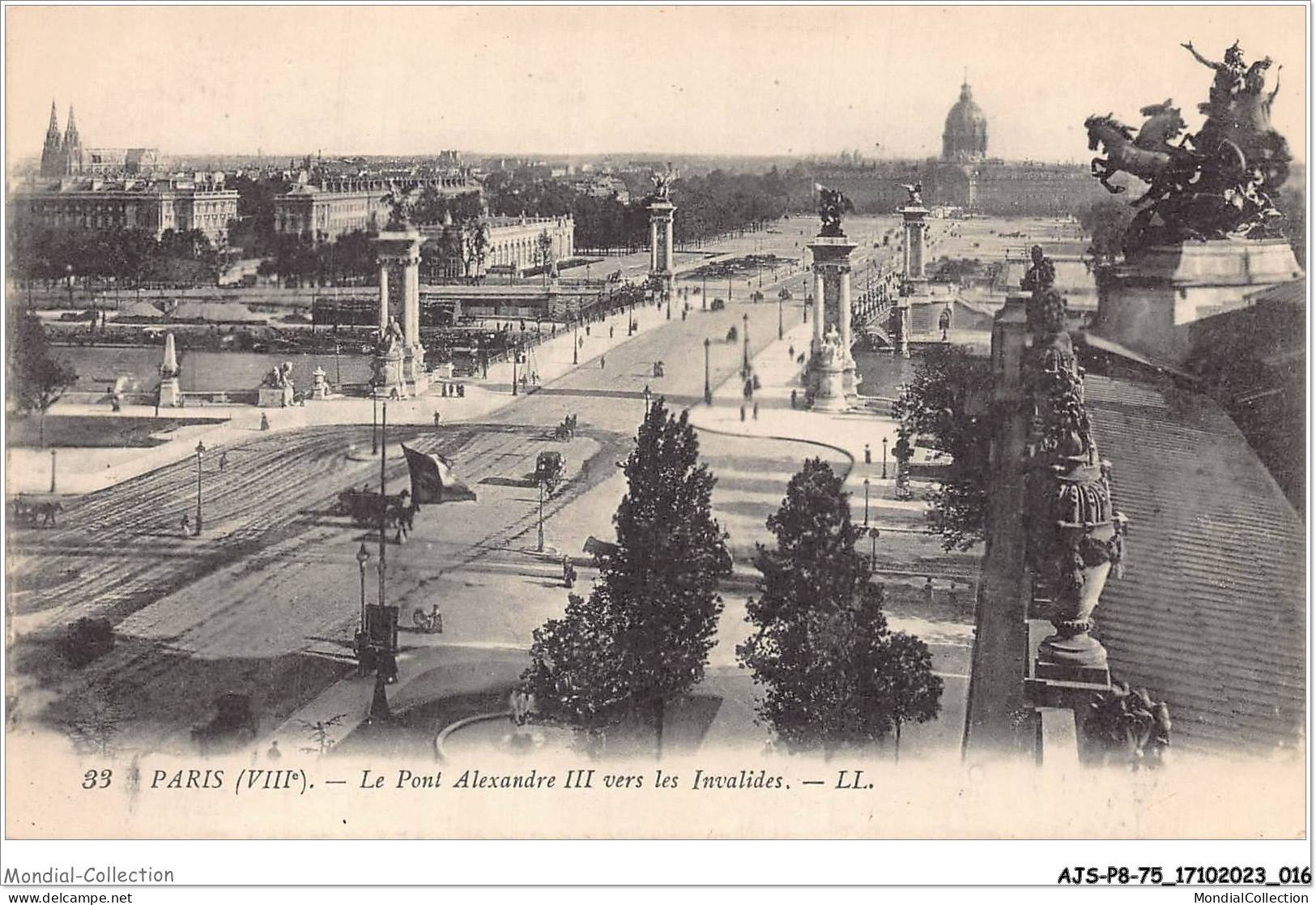 AJSP8-75-0718 - PARIS - Le Pont Alexandre III Vers Les Invalides - Bridges