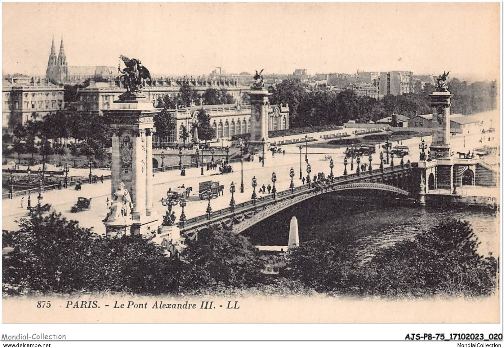 AJSP8-75-0720 - PARIS - Le Pont Alexandre III  - Puentes