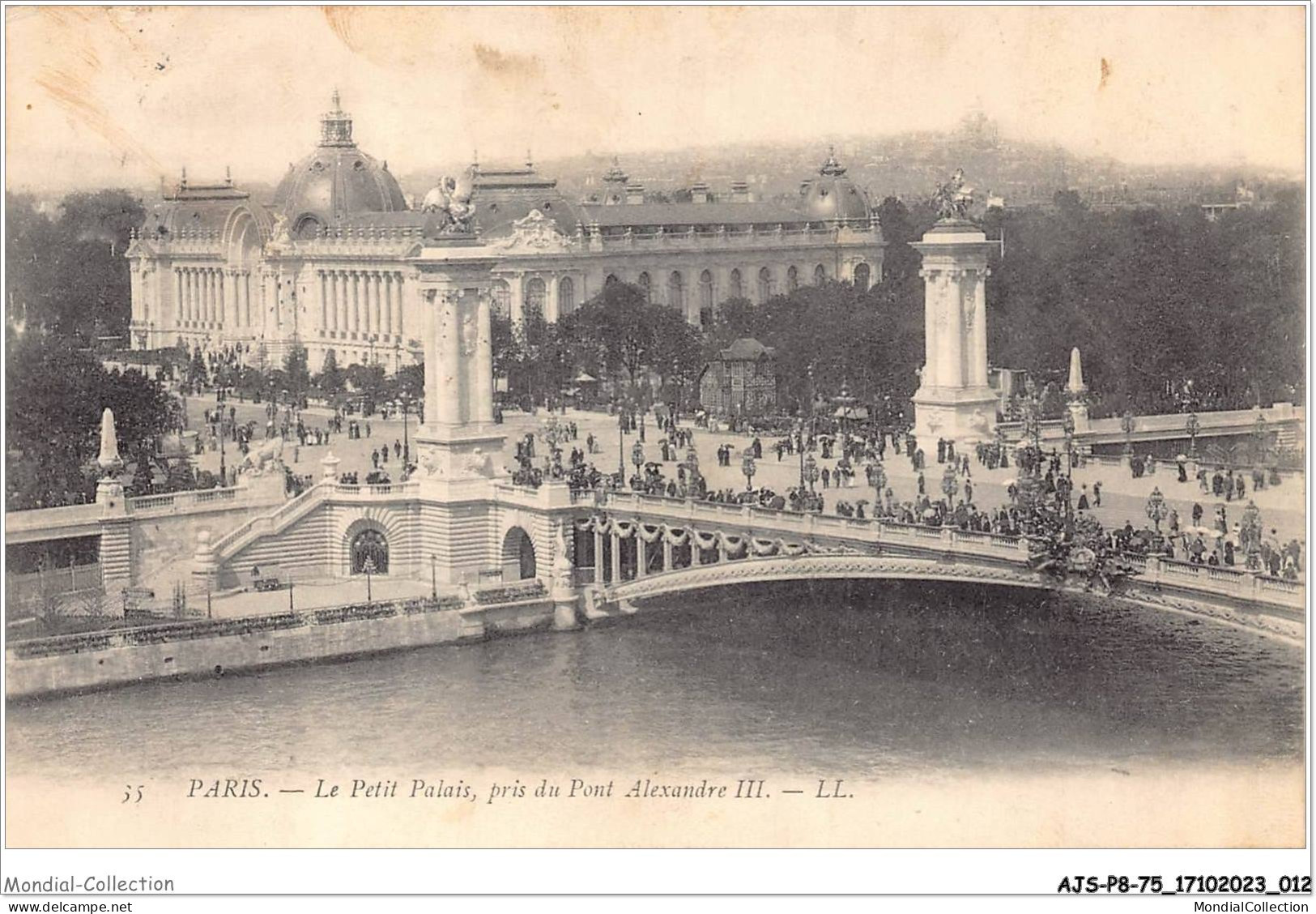 AJSP8-75-0716 - PARIS - Le Petit Palais - Pris Du Pont Alexandre III - Puentes