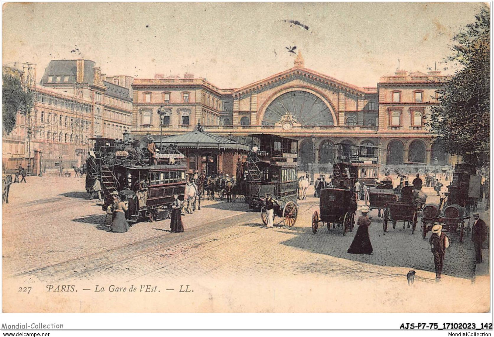 AJSP7-75-0679 - PARIS - La Gare De L'est - Stations, Underground