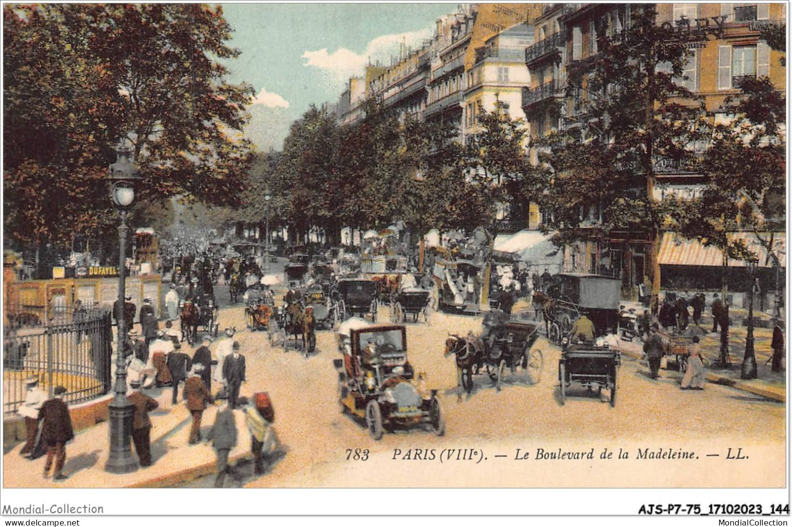 AJSP7-75-0680 - PARIS - Le Boulevard De La Madeleine - Markten, Pleinen
