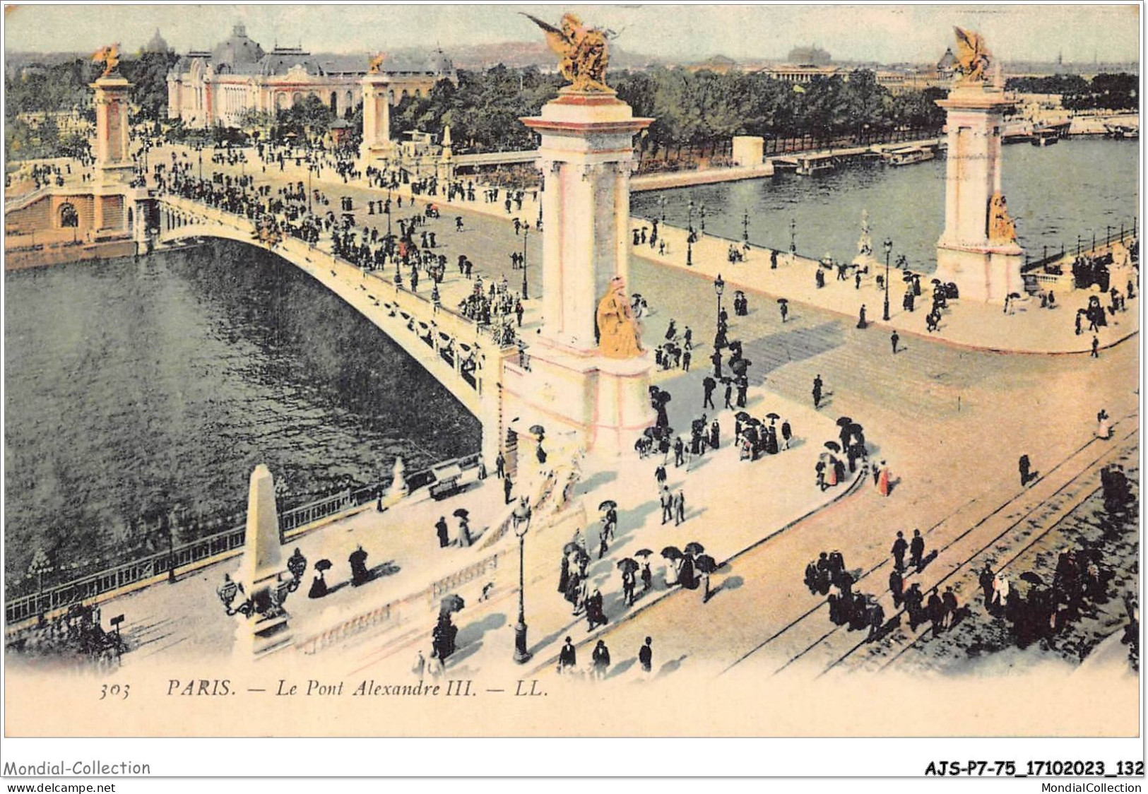 AJSP7-75-0674 - PARIS - Le Pont Alexandre III - Bruggen