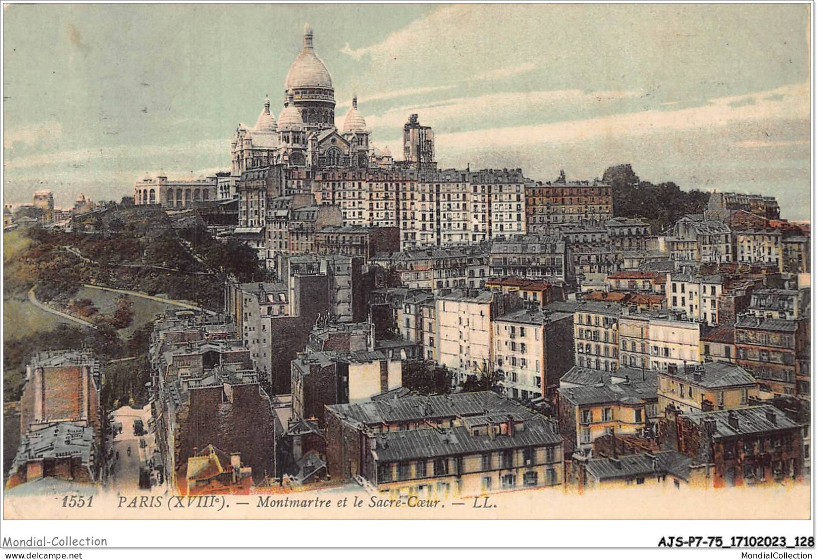 AJSP7-75-0672 - PARIS - Montmartre Et Le Sacré-coeur - Sacré-Coeur