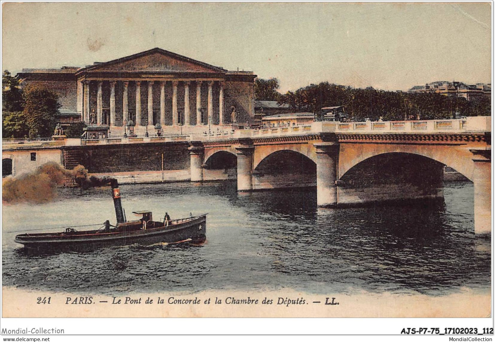AJSP7-75-0664 - PARIS - Le Pont De La Concorde Et La Chambre Des Députés - Bridges