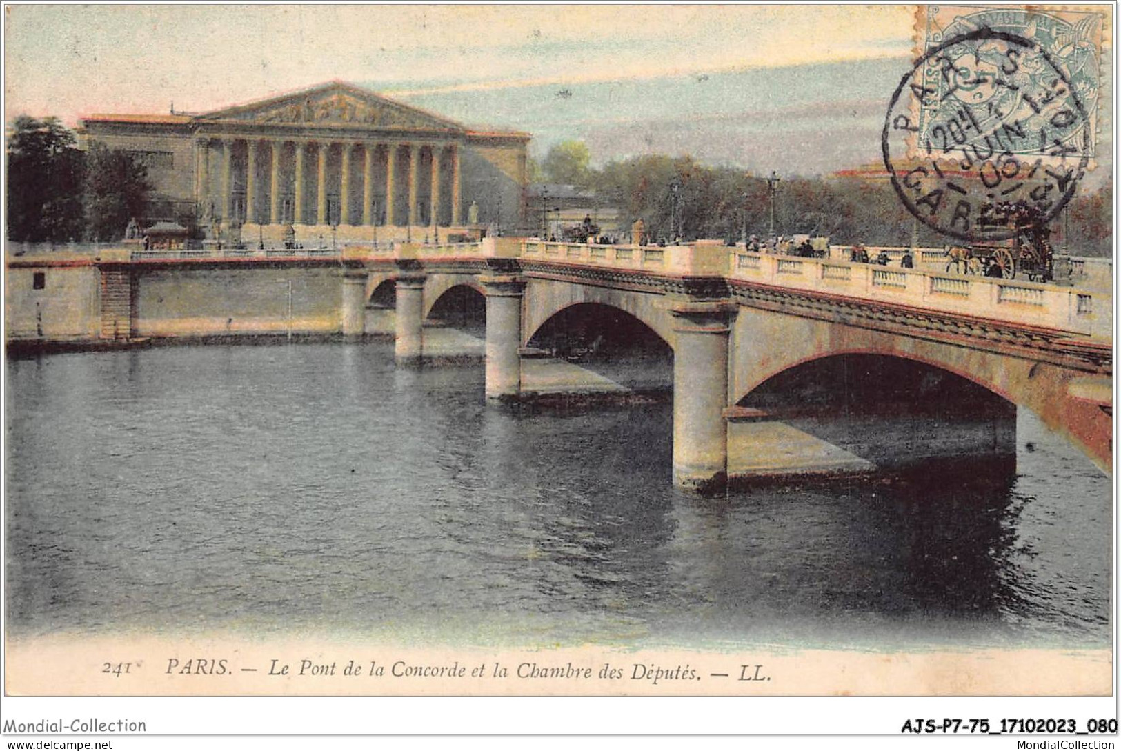 AJSP7-75-0648 - PARIS - Le Pont De La Concorde Et La Chambre Des Députés - Puentes