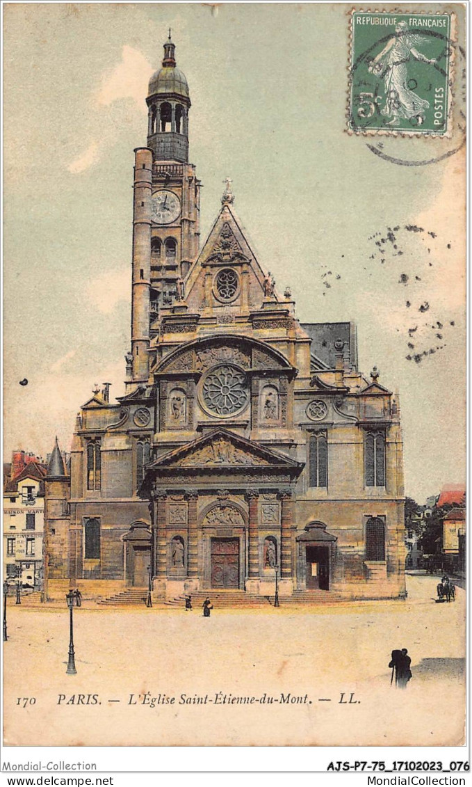 AJSP7-75-0646 - PARIS - L'église Saint-étienne-du-mont - Churches