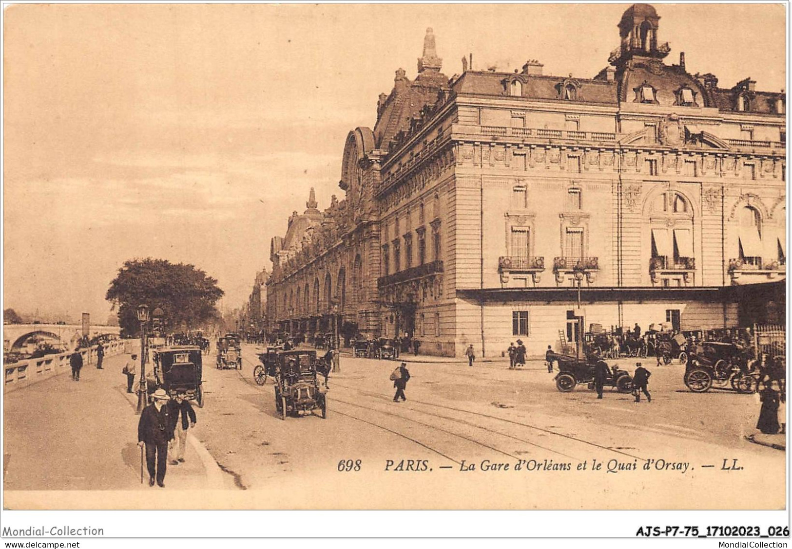 AJSP7-75-0621 - PARIS - La Gare D'orléans Et Le Quai D'orsay - Métro Parisien, Gares
