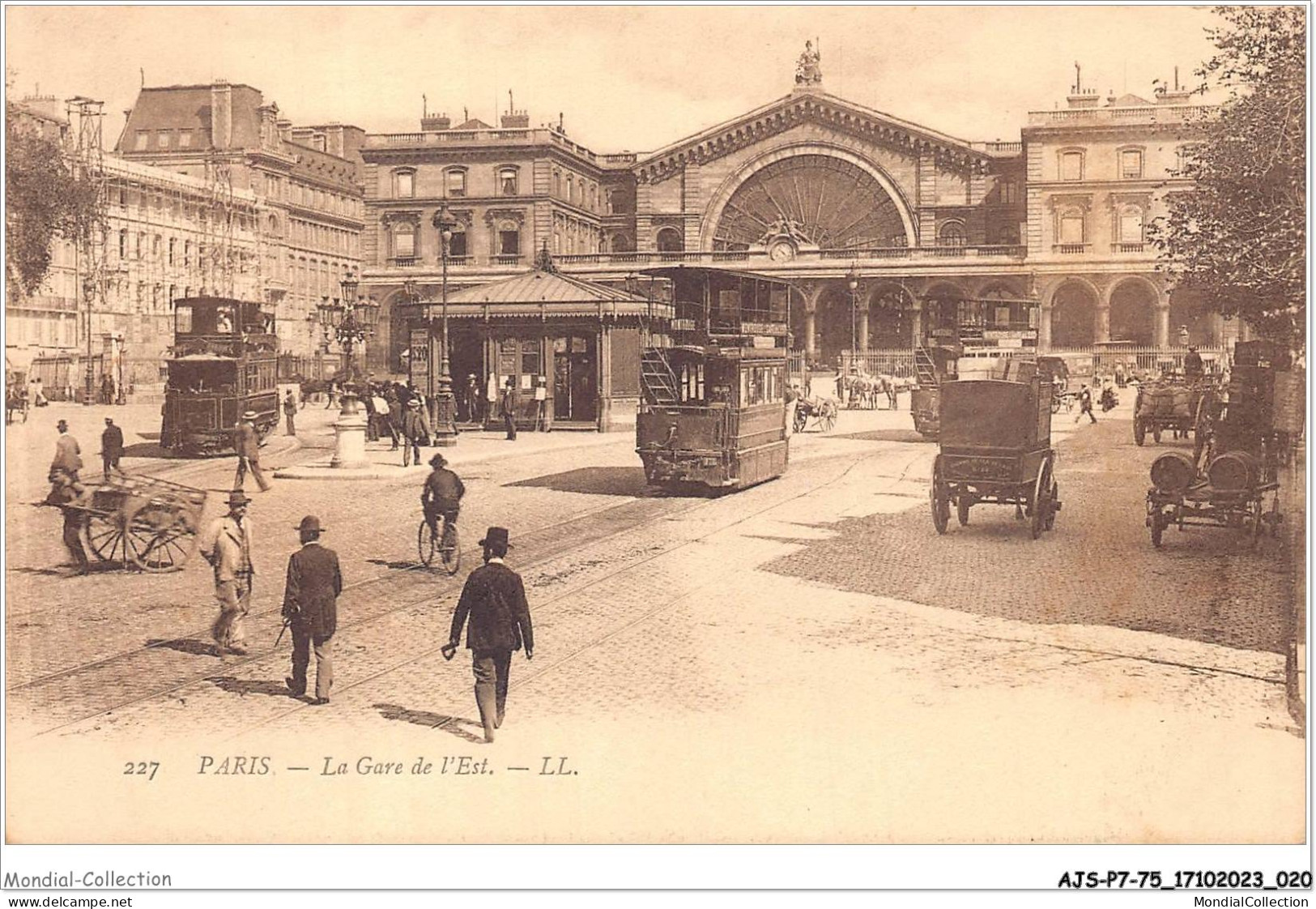 AJSP7-75-0618 - PARIS - La Gare De L'est - Metropolitana, Stazioni