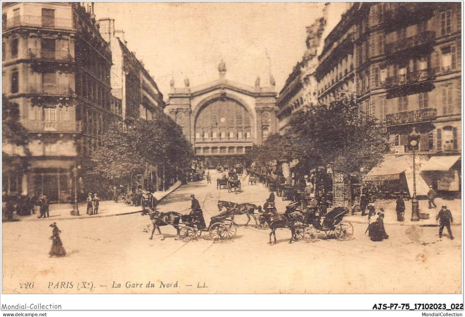 AJSP7-75-0619 - PARIS - La Gare Du Nord - Stations, Underground