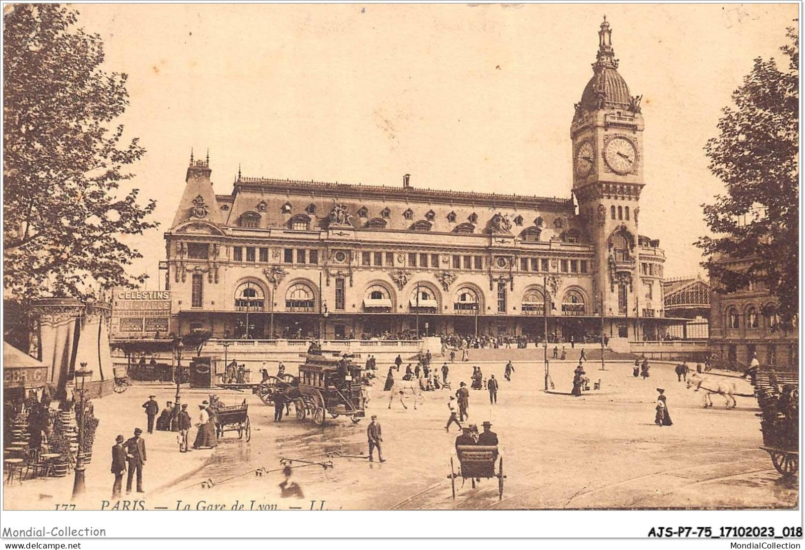 AJSP7-75-0617 - PARIS - La Gare De Lyon - Stations, Underground