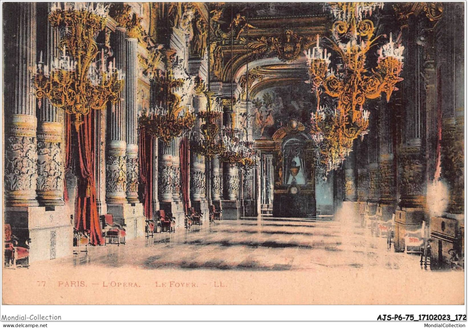 AJSP6-75-0593 - PARIS - L'opéra - Le Foyer - Other Monuments