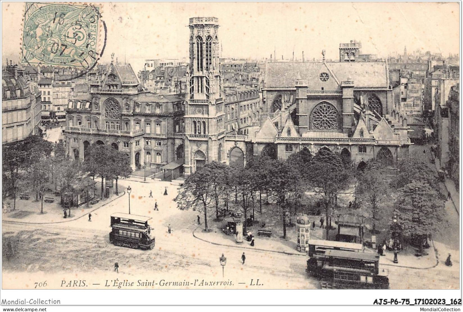 AJSP6-75-0588 - PARIS - L'église Saint-germain-l'auxerrois - Iglesias