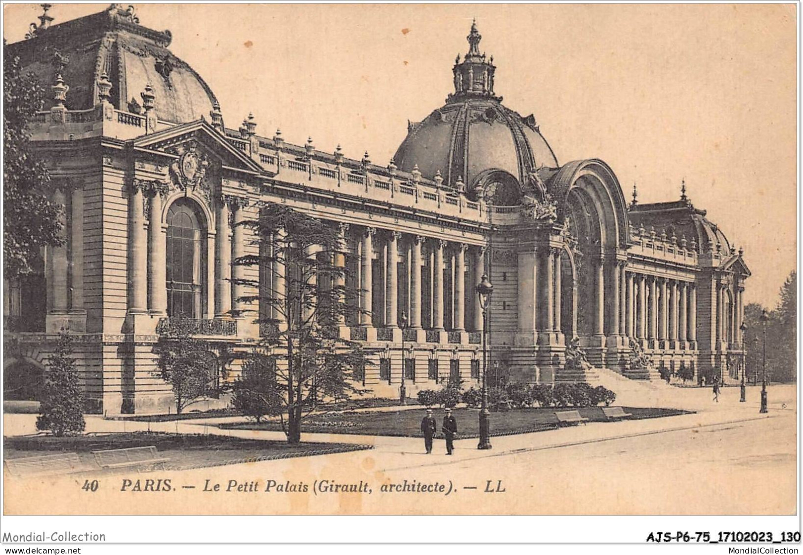 AJSP6-75-0572 - PARIS - Le Petit Palais - Girault - Architecte - Sonstige Sehenswürdigkeiten