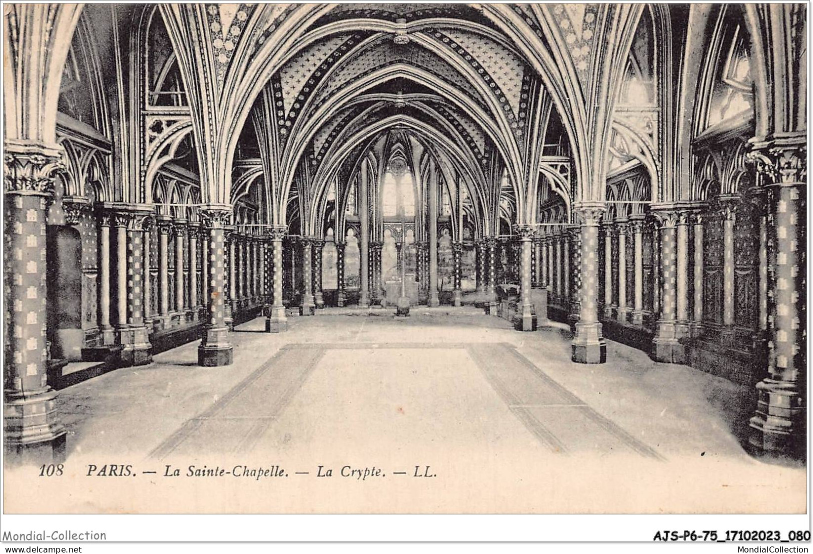 AJSP6-75-0547 - PARIS - La Sainte-chapelle - La Crypte - Eglises
