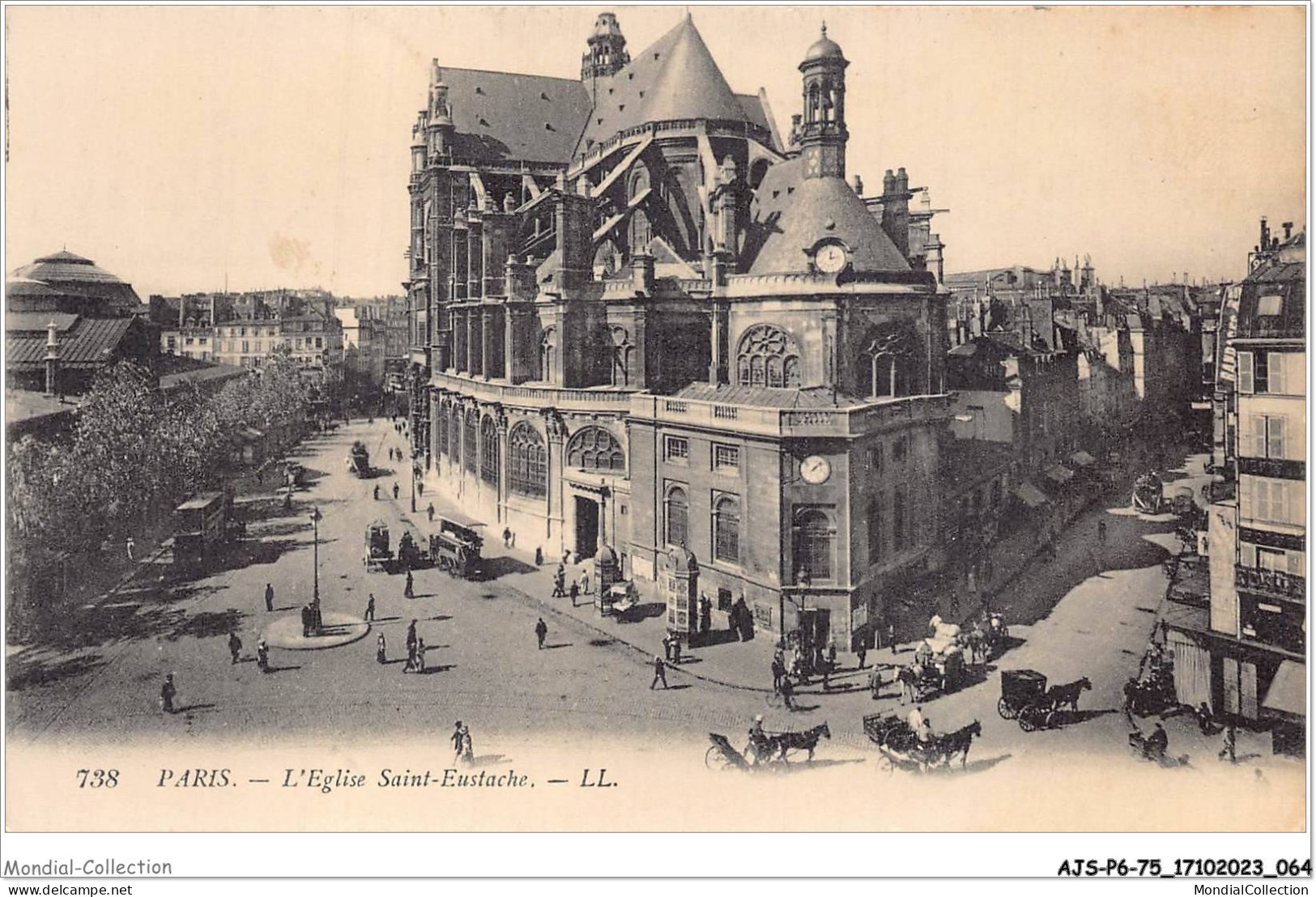 AJSP6-75-0539 - PARIS - L'église Saint-eustache - Eglises