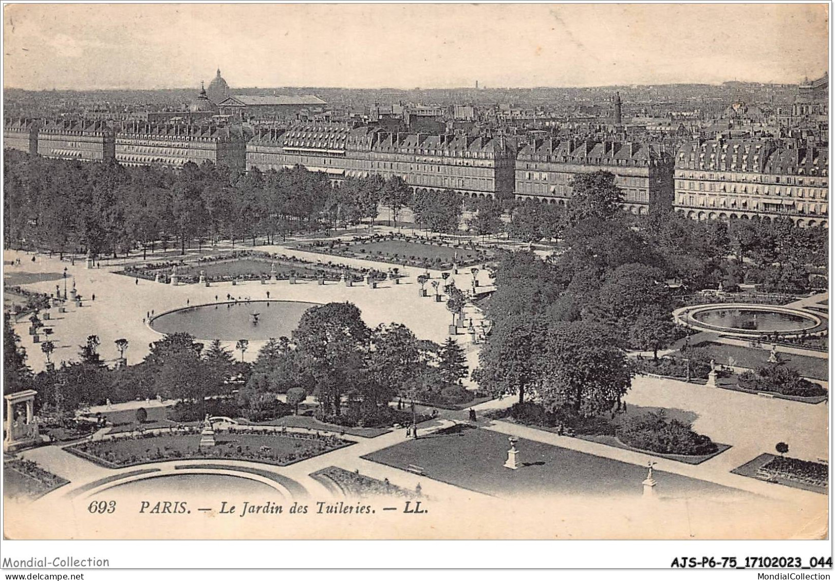 AJSP6-75-0529 - PARIS - Le Jardin Des Tuileries - Parks, Gardens