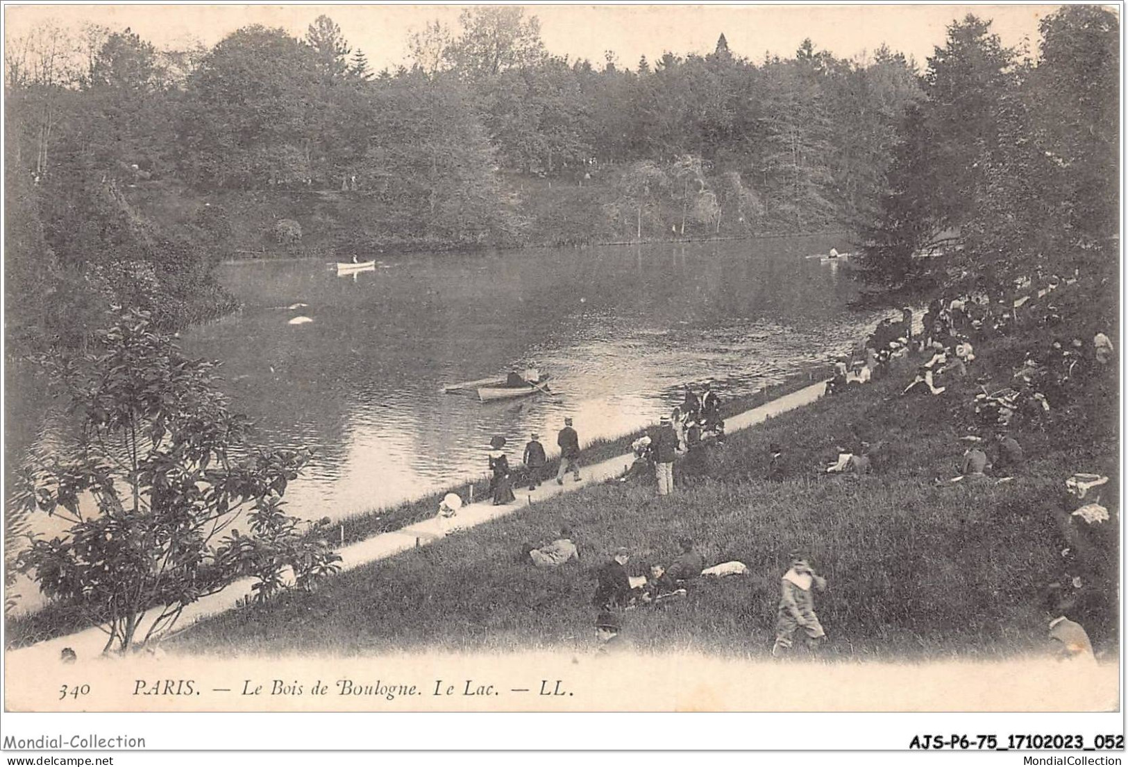 AJSP6-75-0533 - PARIS - Le Bois De Boulogne - Le Lac - De Seine En Haar Oevers