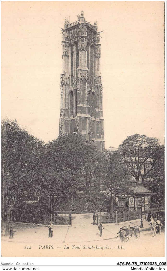 AJSP6-75-0511 - PARIS - La Tour Saint-jacques - Autres Monuments, édifices