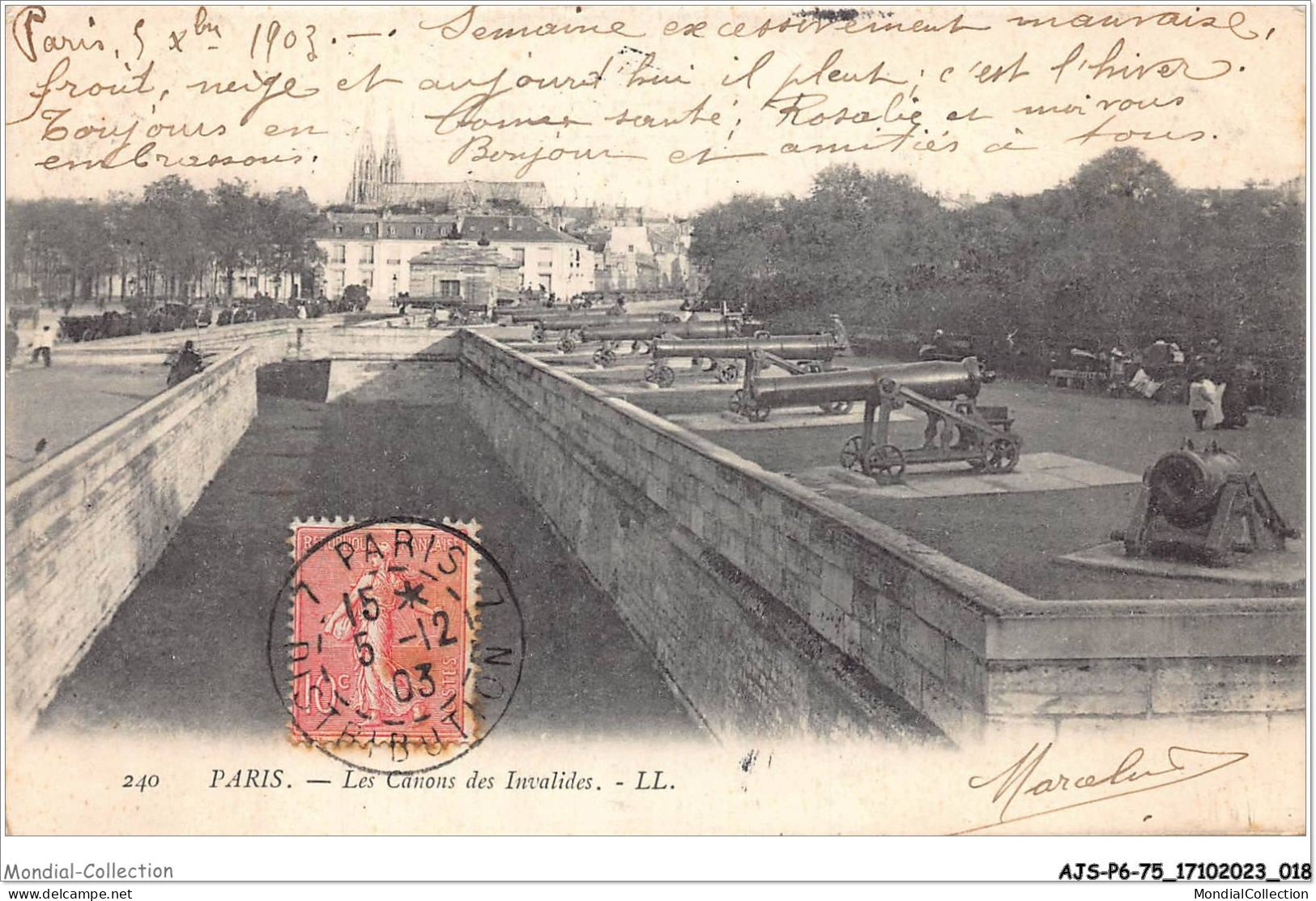 AJSP6-75-0516 - PARIS - Les Canons Des Invalides - Tentoonstellingen