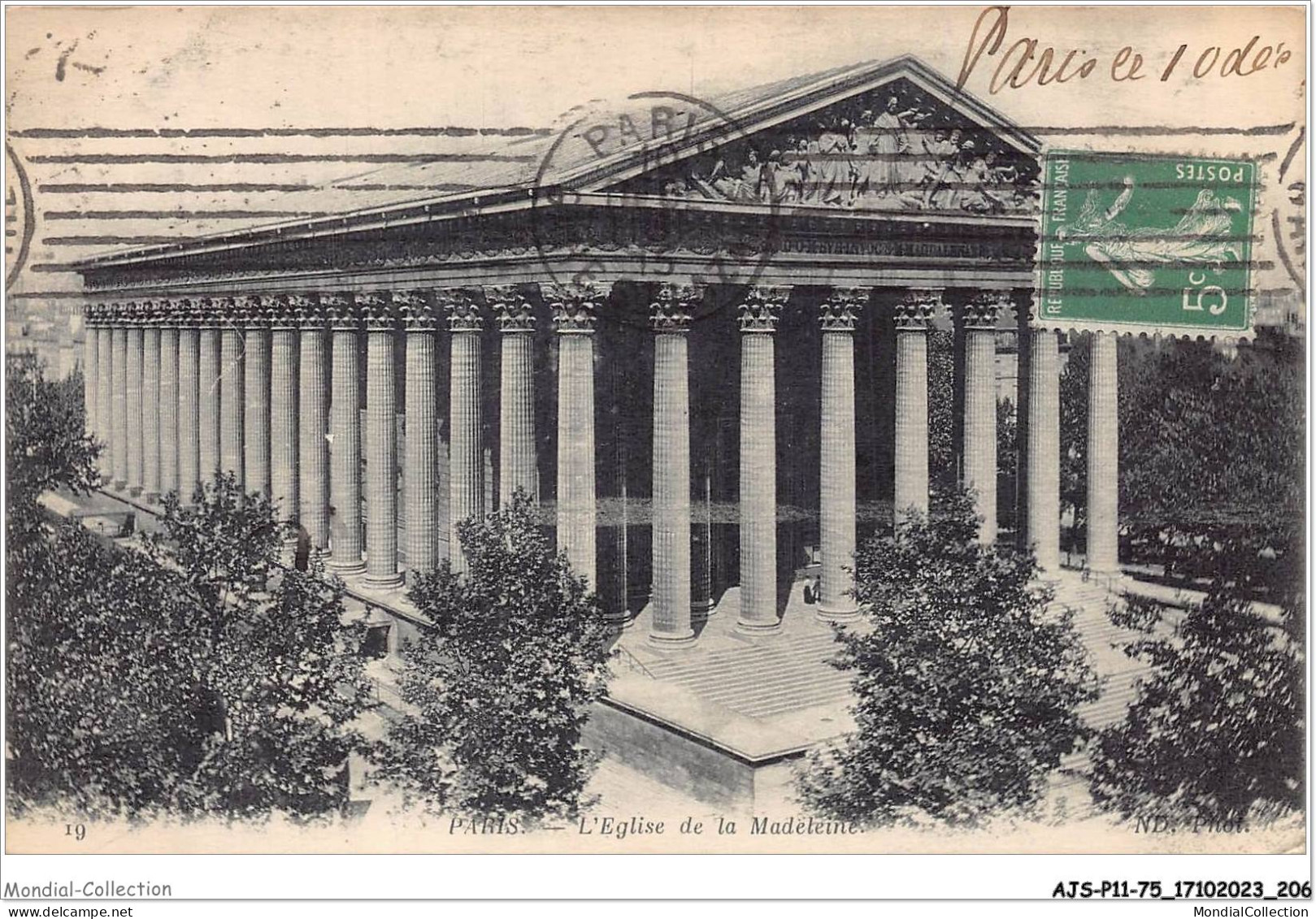 AJSP11-75-1121 - PARIS - L'église De La Madeleine  - Iglesias