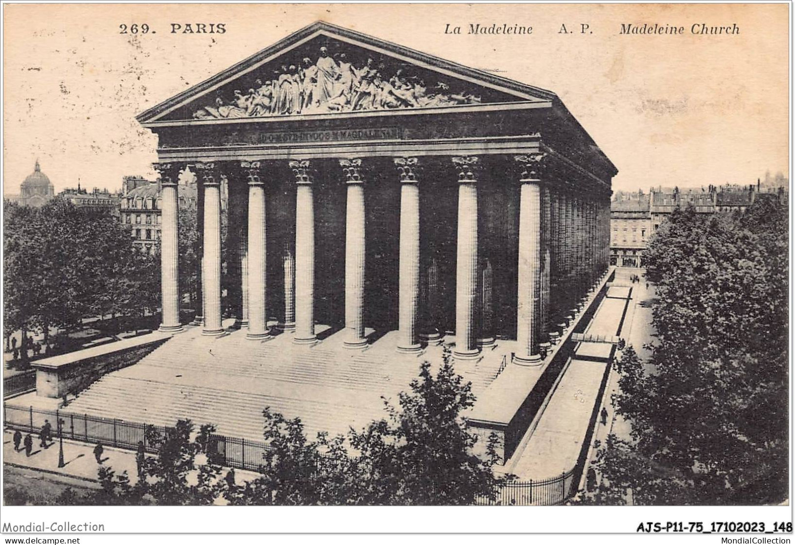 AJSP11-75-1092 - PARIS - La Madeleine  - Kerken