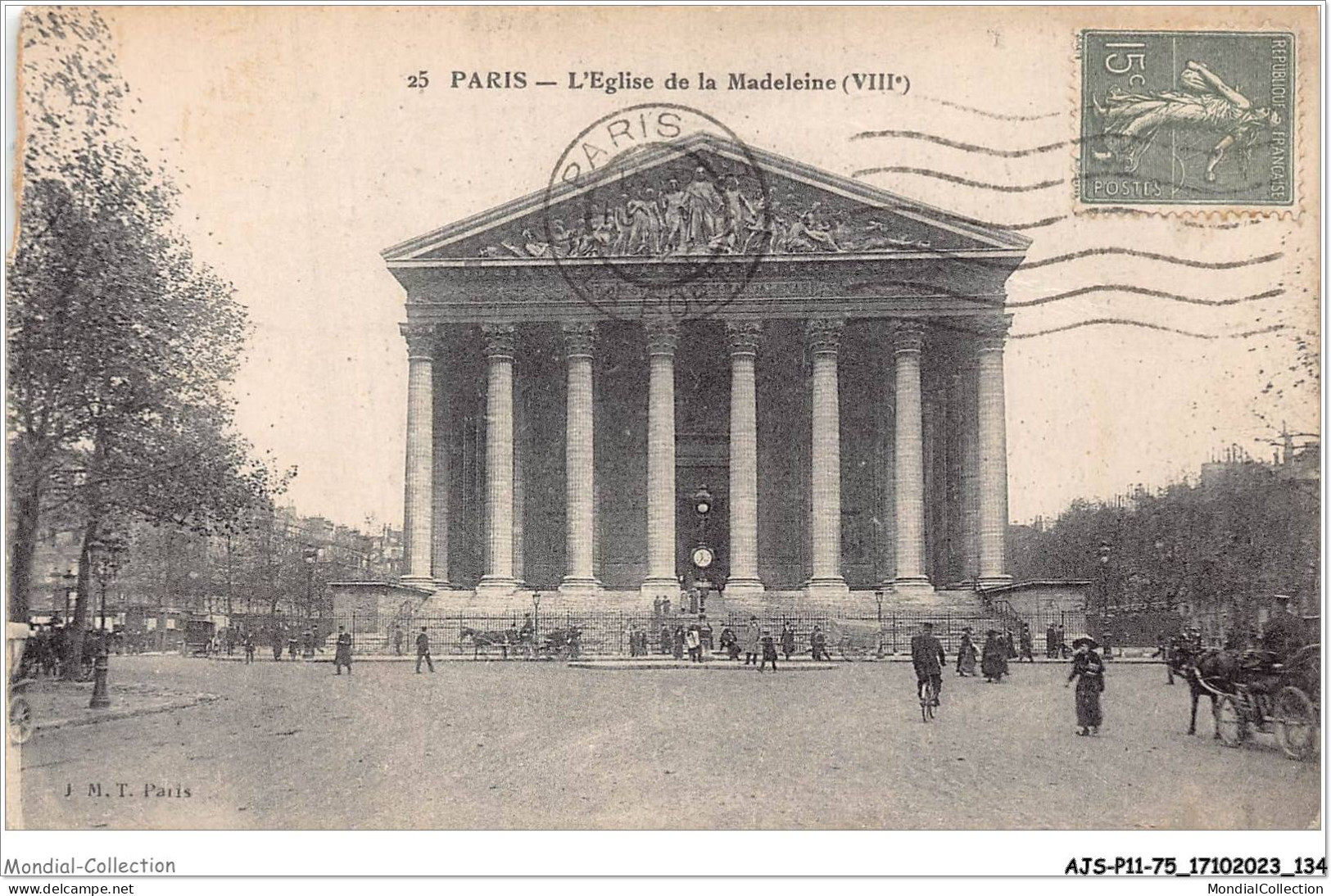 AJSP11-75-1085 - PARIS - L'église De La Madeleine - VIII - Churches