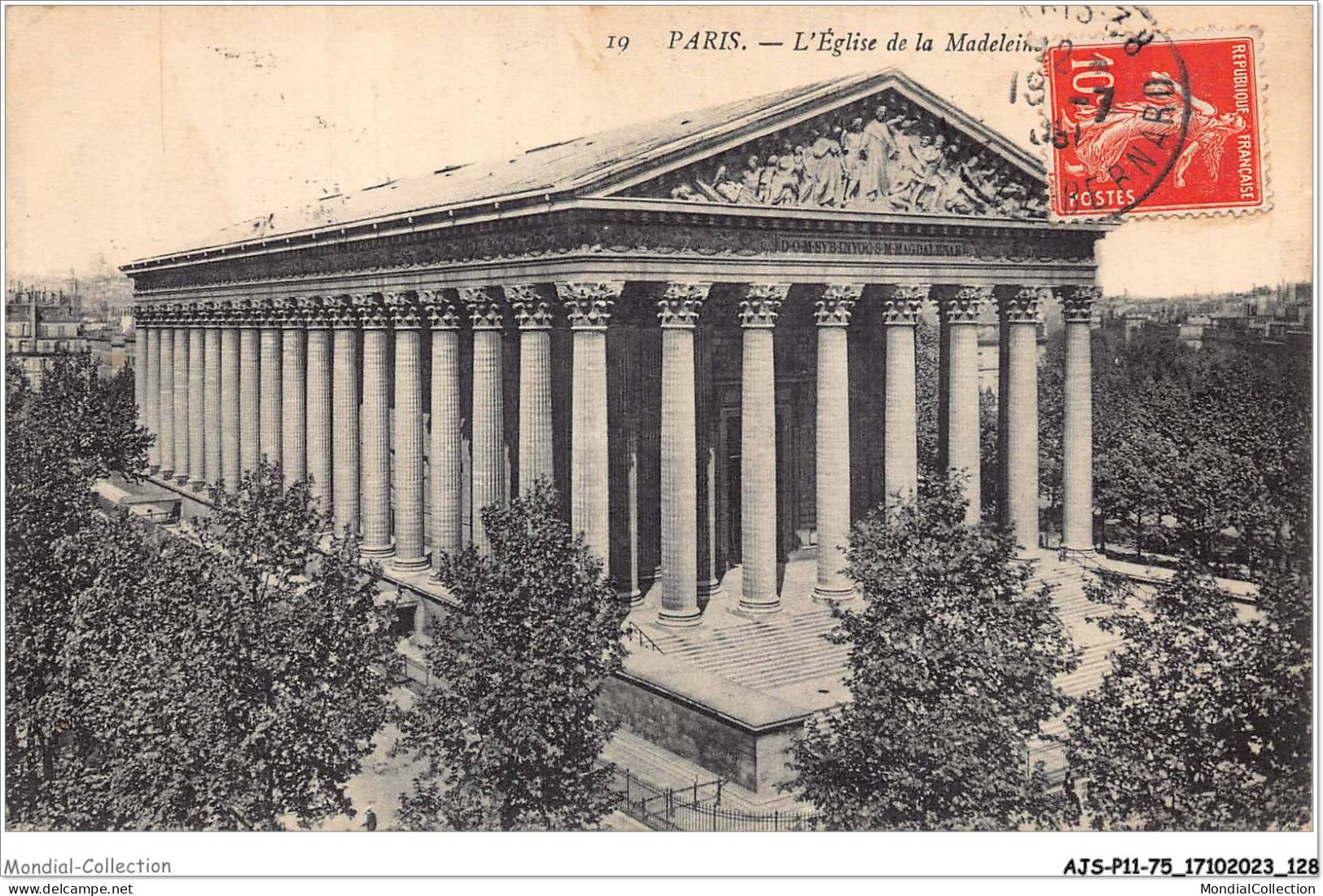 AJSP11-75-1082 - PARIS - L'église De La Madeleine - Churches