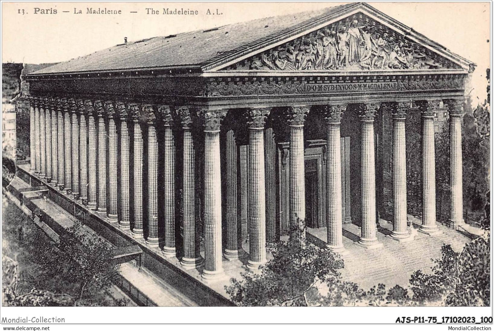 AJSP11-75-1068 - PARIS - La Madeleine - Kirchen