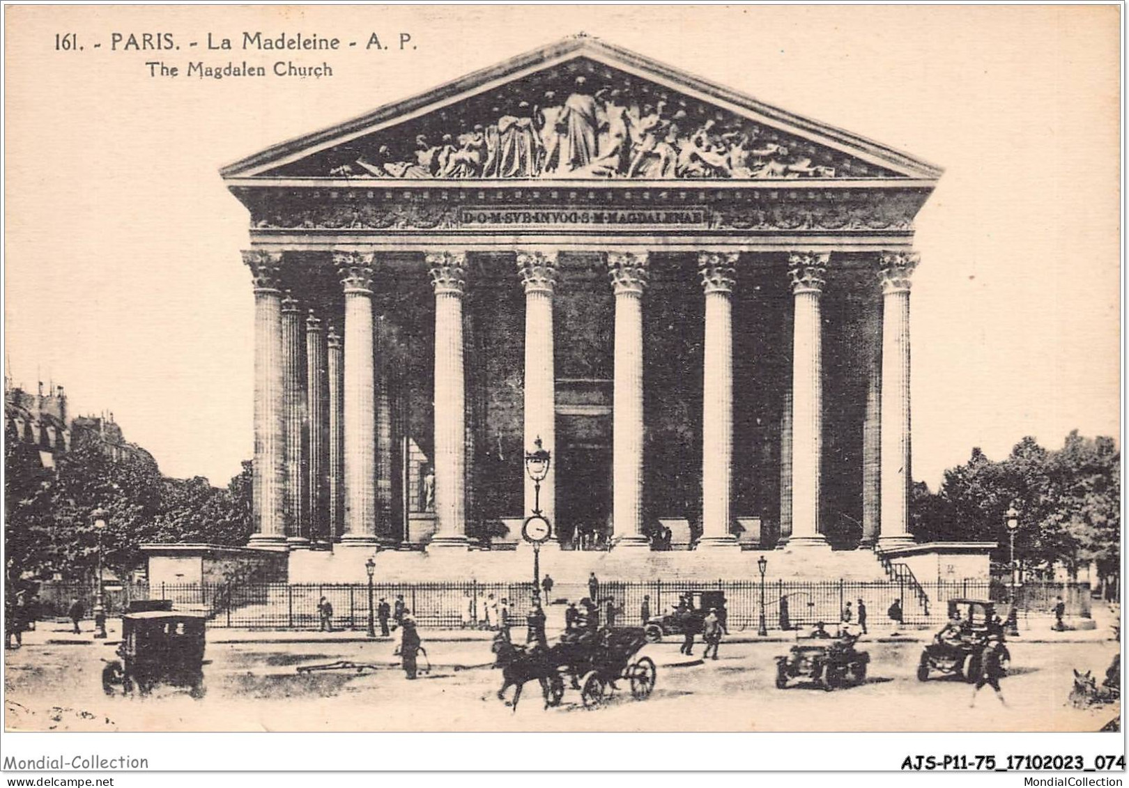 AJSP11-75-1055 - PARIS - La Madeleine  - Kirchen