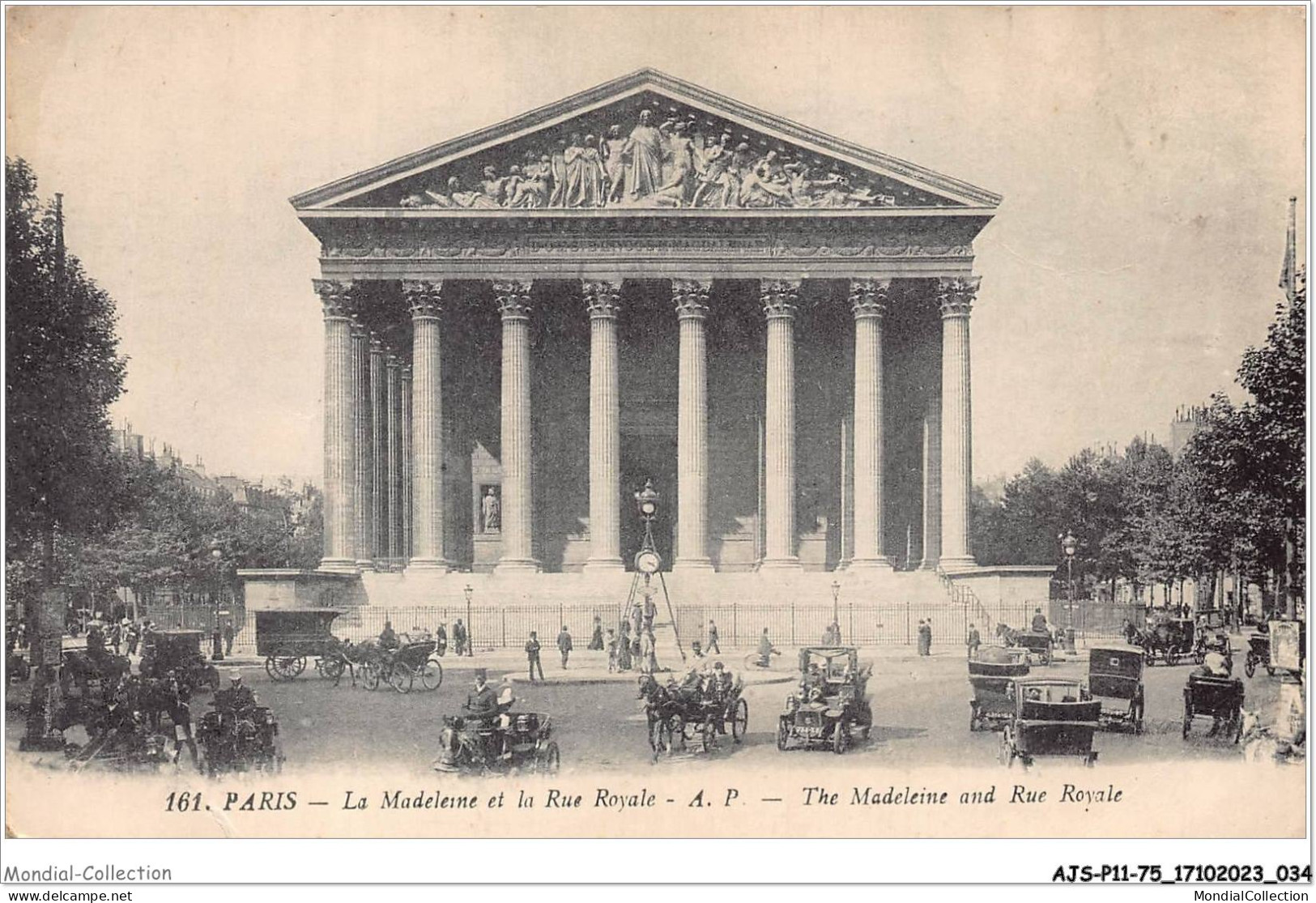 AJSP11-75-1035 - PARIS - La Madeleine Et La Rue Royale  - Kirchen