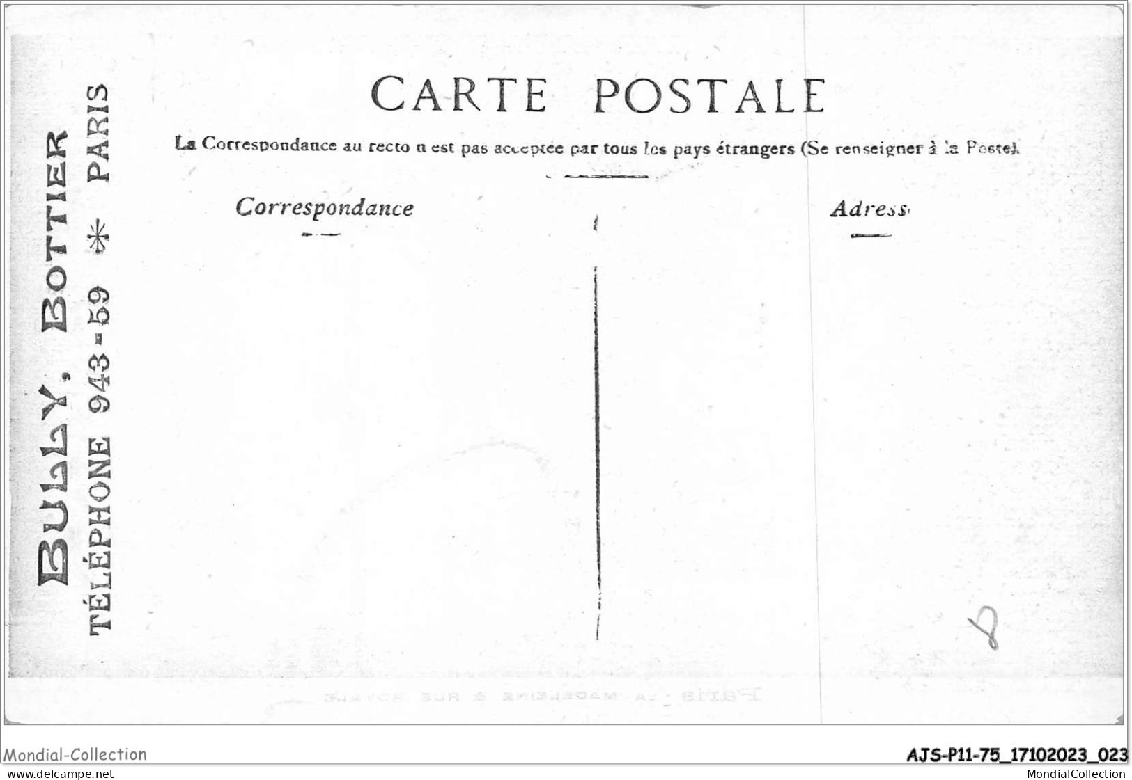 AJSP11-75-1029 - PARIS - La Madeleine & Rue Royale - Kerken