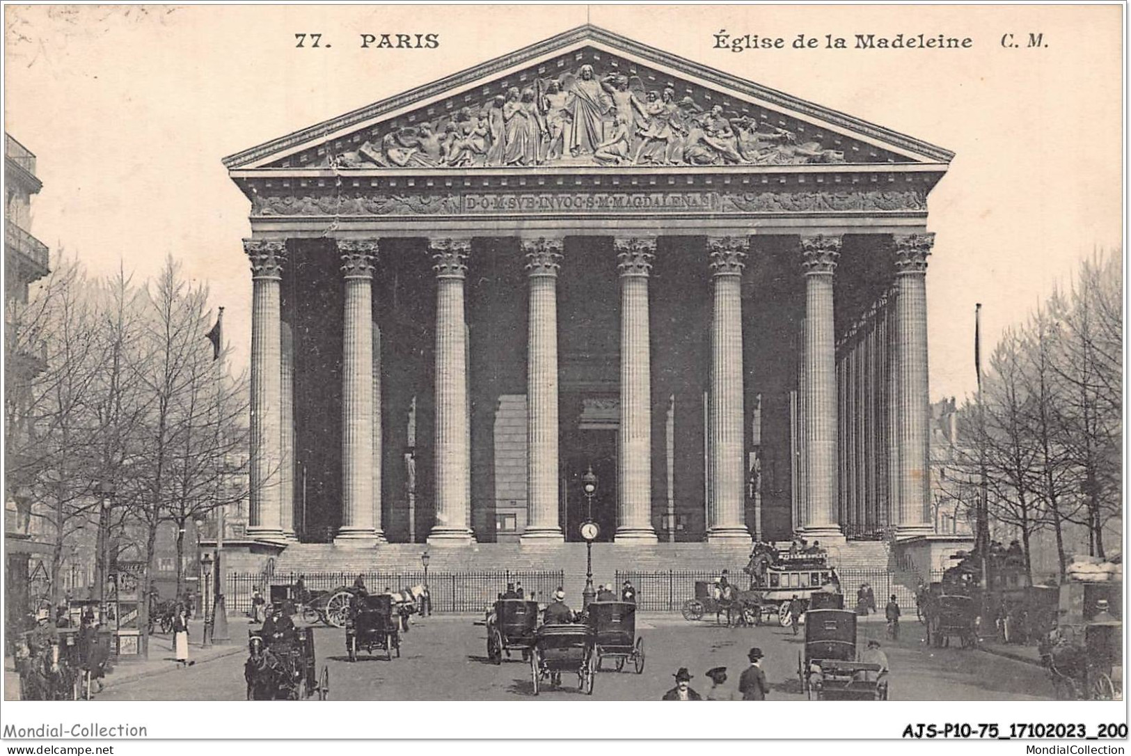 AJSP10-75-1012 - PARIS - église De La Madeleine - Kerken