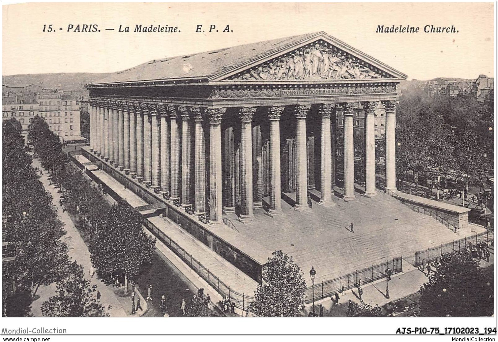 AJSP10-75-1009 - PARIS - La Madeleine - Churches