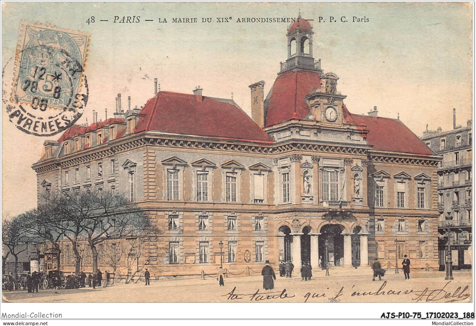 AJSP10-75-1006 - PARIS - Mairie Du XIX Arrondissement - District 19