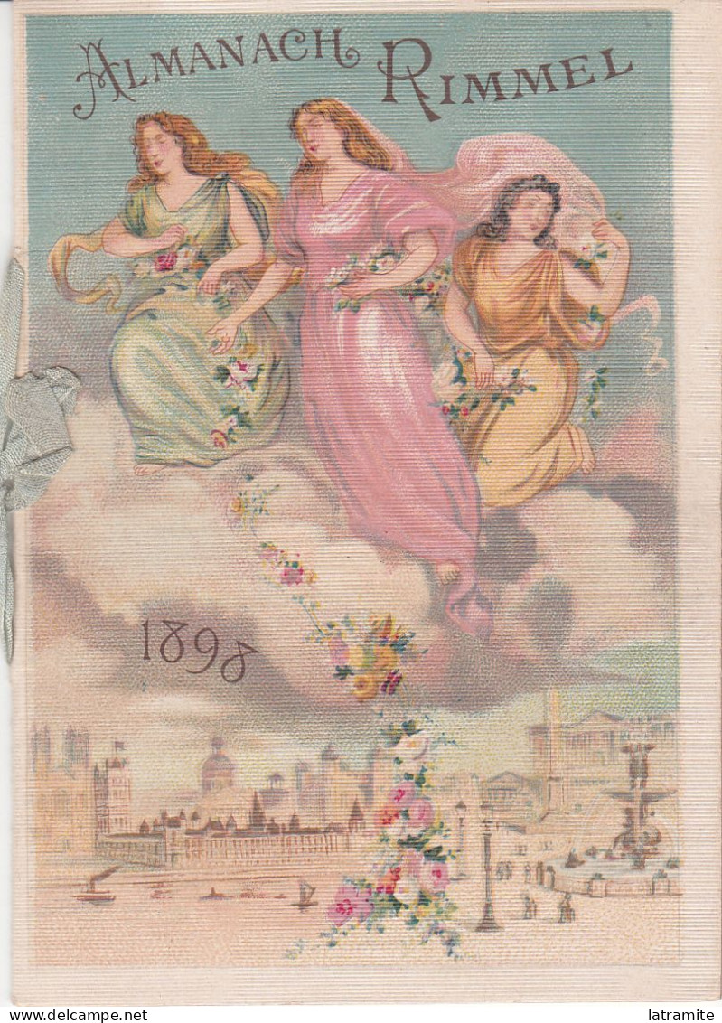 Calendarietto Francese RIMMEL Anno 1898 - Petit Format : ...-1900