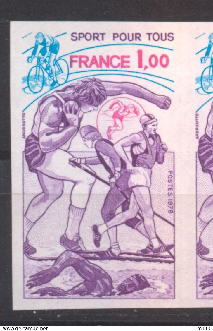 Sport Pour Tous De 1978 YT 2020 Sans Trace De Charnière - Sin Clasificación
