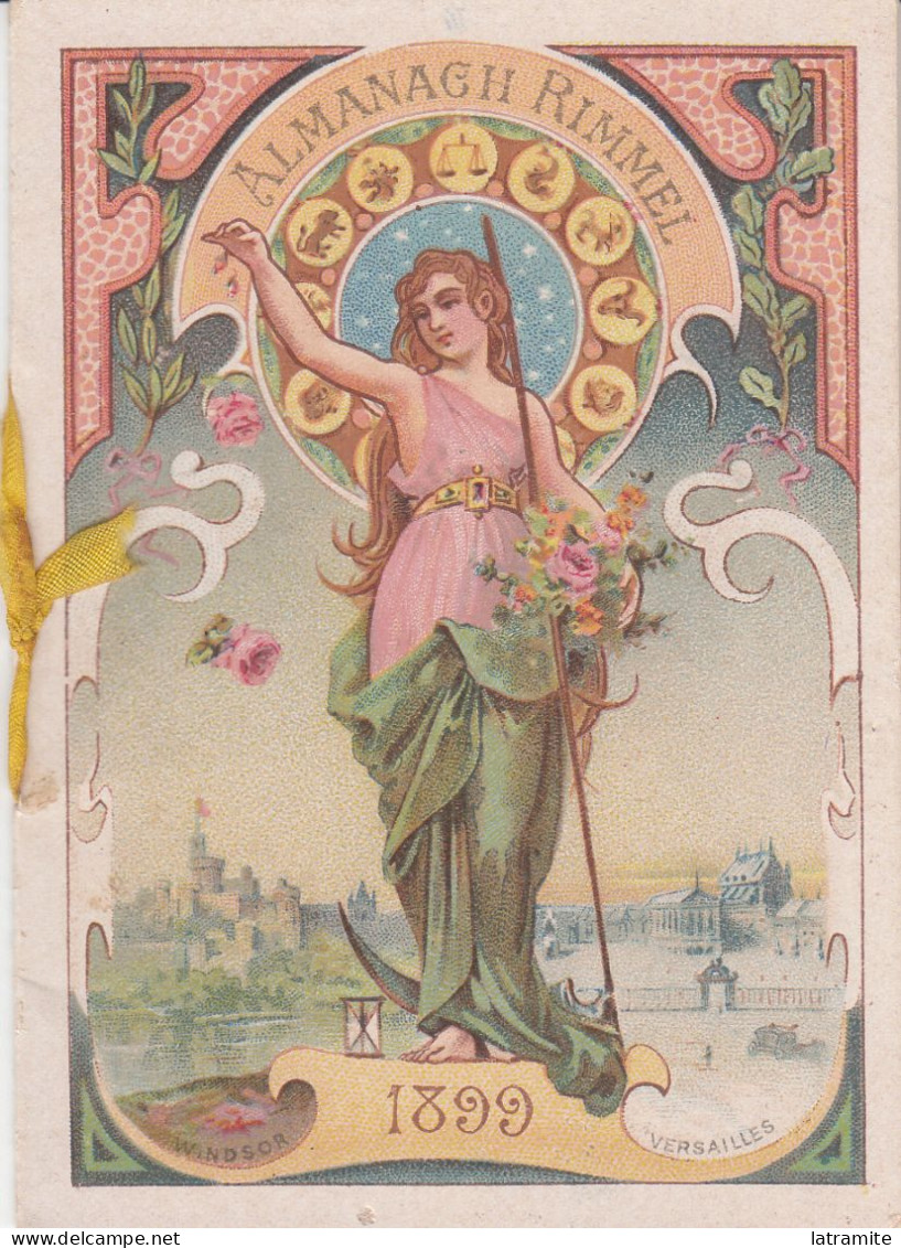 Calendarietto Francese RIMMEL 1899 - Tamaño Pequeño : ...-1900