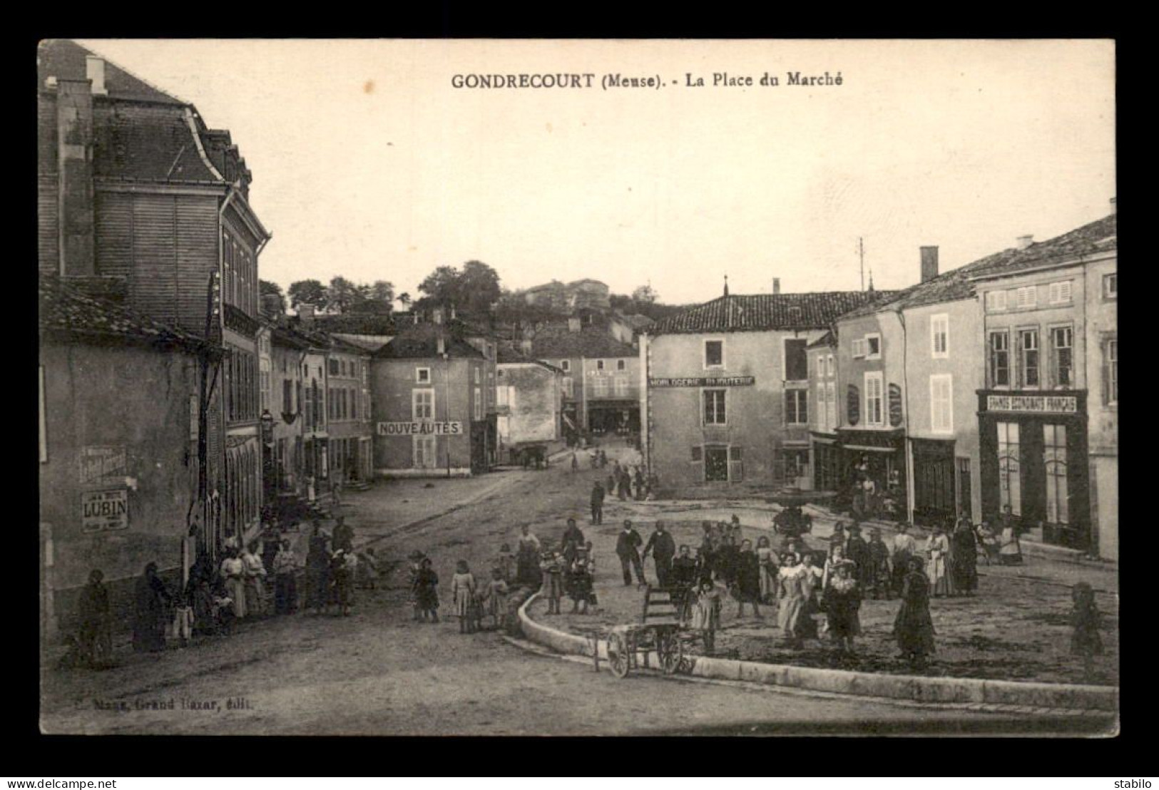 55 - GONDRECOURT - LA PLACE DU MARCHE - Gondrecourt Le Chateau