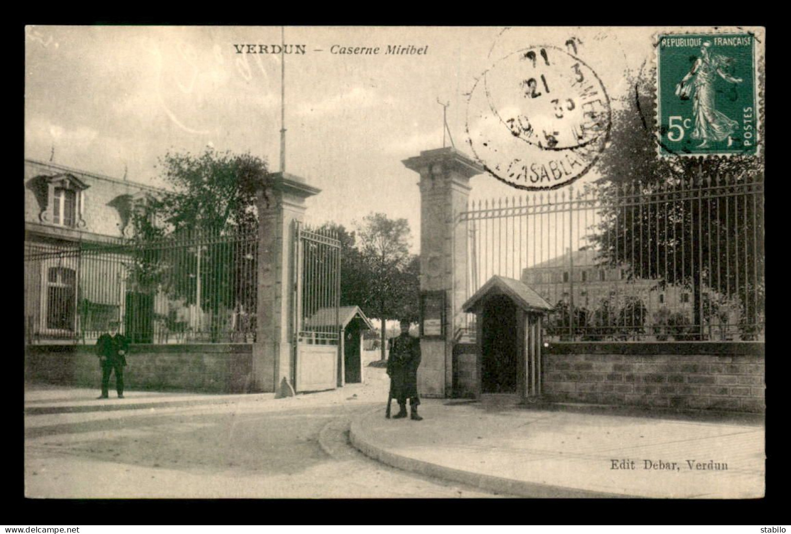 55 - VERDUN - CASERNE MIRIBEL - EDITEUR DEBAR - Verdun