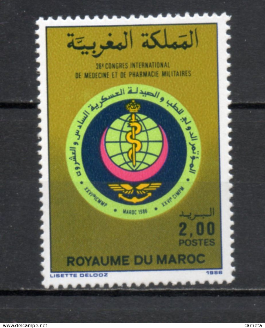 MAROC N°  1000   NEUF SANS CHARNIERE  COTE 1.00€   MEDECINE PHARMACIE MILITAIRE - Morocco (1956-...)