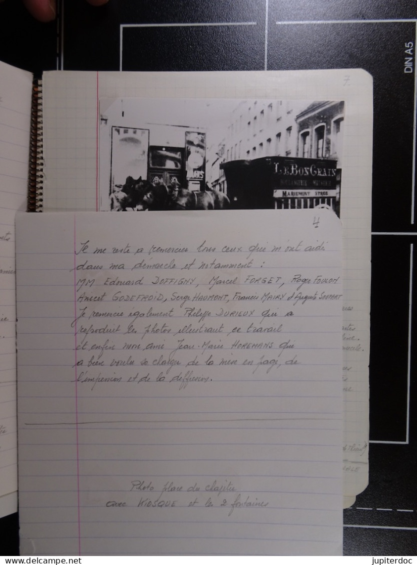 THUIN Manuscrit "Gamins Thudiniens De 1940-1944" Roger Lacomblez + Documents, Sources, Courriers, Copies De Presse - Historische Dokumente