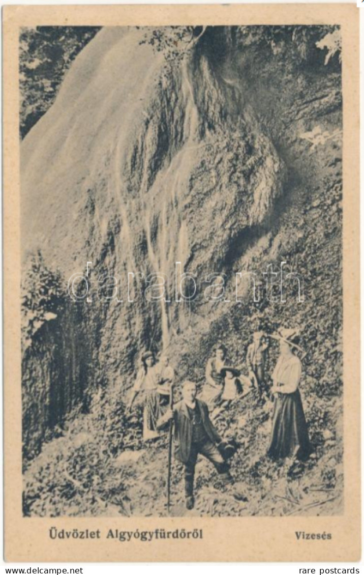 Baile Geoagiu 1911 - Feredeu - Waterfall - Rumania