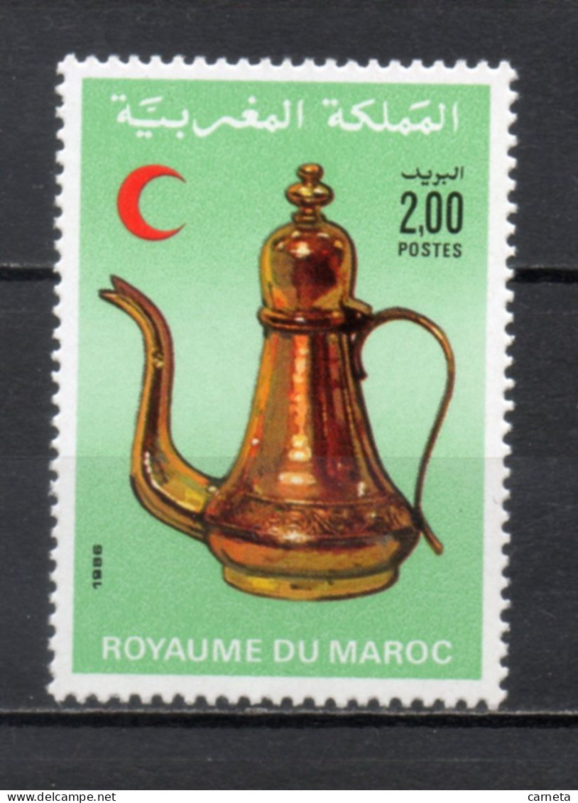 MAROC N°  1004   NEUF SANS CHARNIERE  COTE 2.20€   CROISSANT ROUGE - Marokko (1956-...)