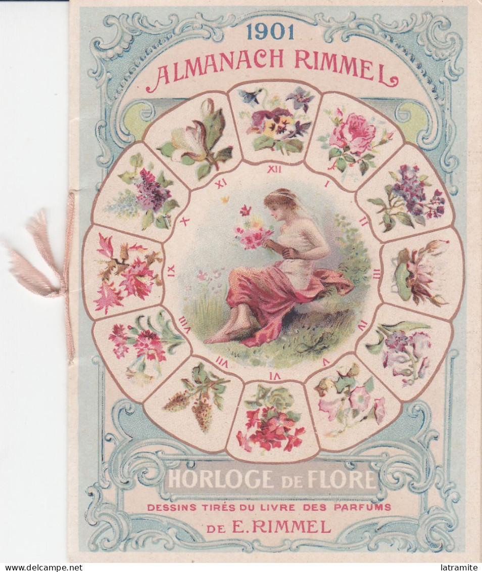 Calendarietto Francese RIMMEL 1901 - Formato Piccolo : 1901-20